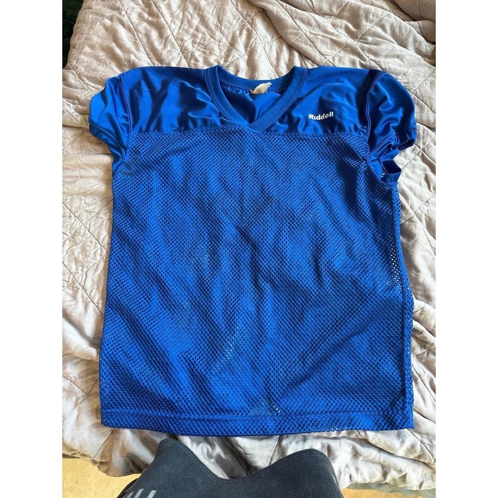 2 Riddell youth large football practice jerseys